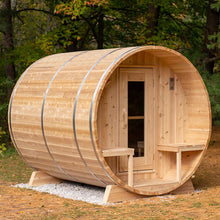Dundalk Leisurecraft CT Wood Burning Serenity Barrel Sauna 4 Person | CTC2245W