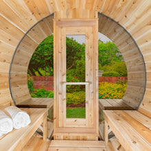 Dundalk Leisurecraft CT Wood Burning Serenity MP Barrel Sauna 4 Person | CTC2245MPW