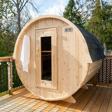 Dundalk Leisurecraft CT Wood Burning Harmony Barrel Sauna 4 Person | CTC22W