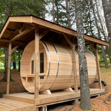 Dundalk Leisurecraft CT Wood Burning Tranquility Barrel Sauna 6 Person | CTC2345W