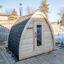 Dundalk Leisurecraft CT Wood Burning MiniPOD Sauna 2-4 Person | CTC77MW