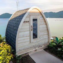 Dundalk Leisurecraft CT Wood Burning MiniPOD Sauna 2-4 Person | CTC77MW