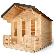 Dundalk LeisureCraft CT Electric Heated Georgian Cabin Sauna with Porch 6 Person | CTC88PE