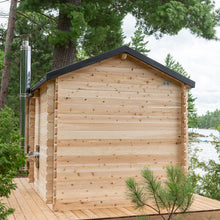 Dundalk LeisureCraft CT Electric Heated Georgian Cabin Sauna with Porch 6 Person | CTC88PE