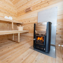 Dundalk LeisureCraft CT Electric Heated Georgian Cabin Sauna with Porch 6 Person | CTC88PE