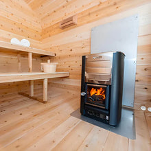 Dundalk LeisureCraft CT Wood Burning Georgian Cabin Sauna with Changeroom 6 Person | CTC88CW
