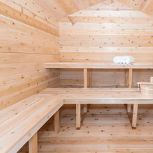 Dundalk LeisureCraft CT Wood Burning Georgian Cabin Sauna with Changeroom 6 Person | CTC88CW